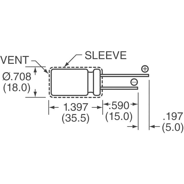 ROB-100V471MK8# Elna America  Condensadores electrolíticos de aluminio